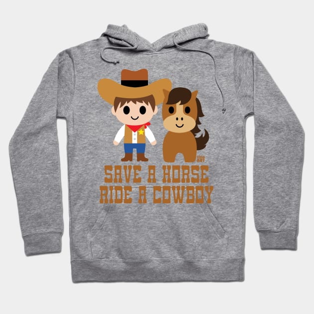 SAVE HORSE RIDE COWBOY Hoodie by toddgoldmanart